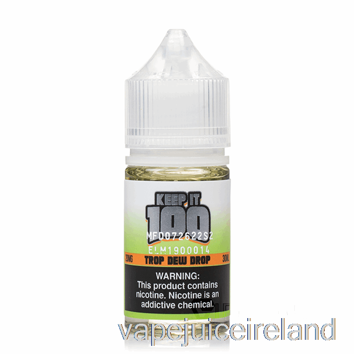 Vape Juice Trop Dew Drop - Keep It 100 Salt - 30mL 20mg